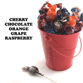 Tootsie Roll Pops Minis cherry flavor close-up, perfect classroom rewards.