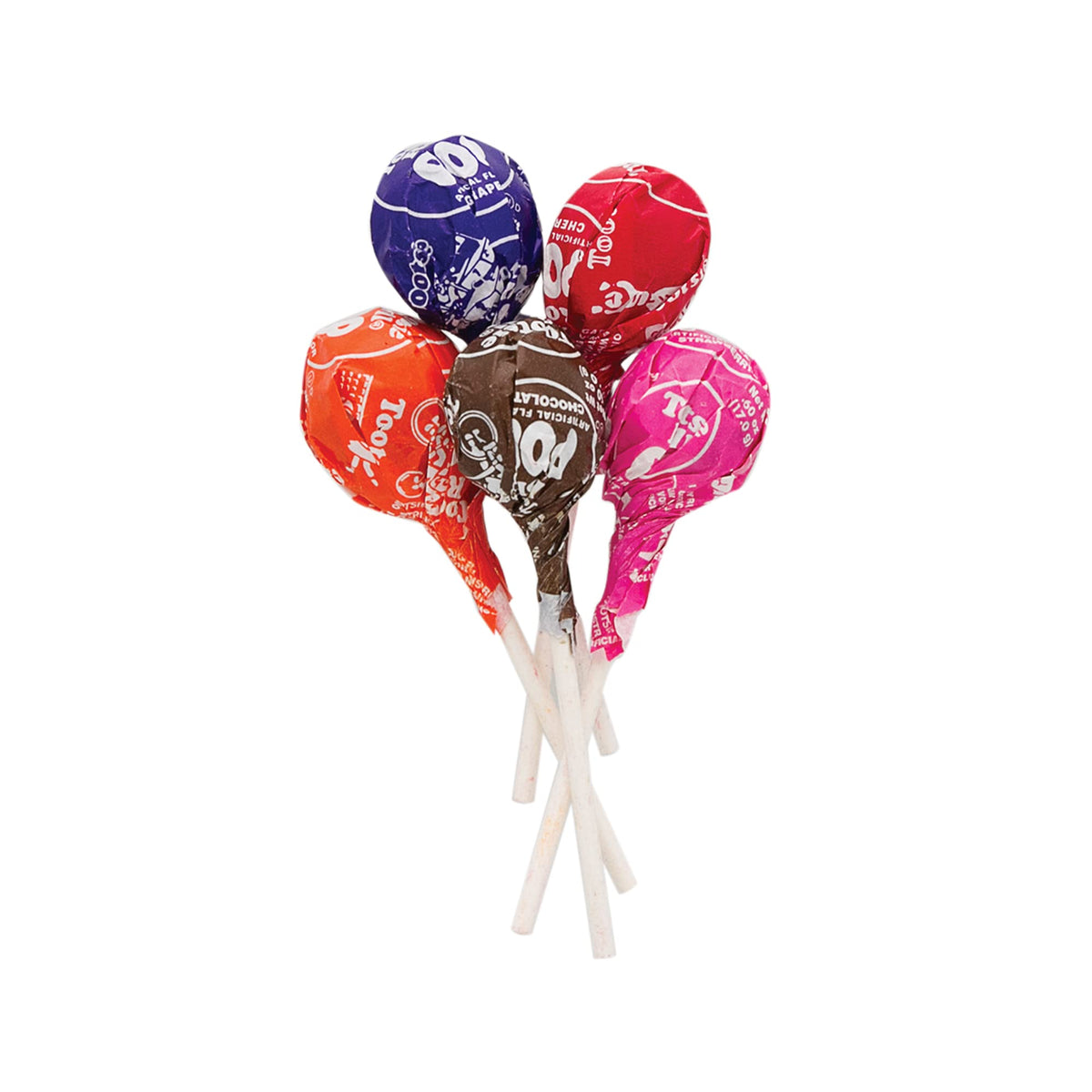 Tootsie Roll Pops batch close up shows chewy center and flavors for celebrations.