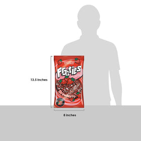 Tootsie Roll Strawberry Frooties display featuring a variety of flavors.