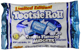 Tootsie Roll Vanilla Midgees 2-pack packaging, ideal for sharing and snacking