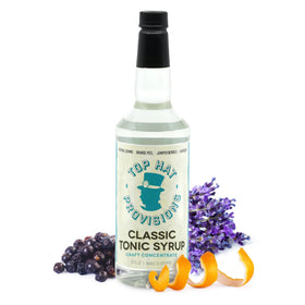 Top Hat Provisions Classic Tonic Syrup bottle for crafting premium tonic at home.