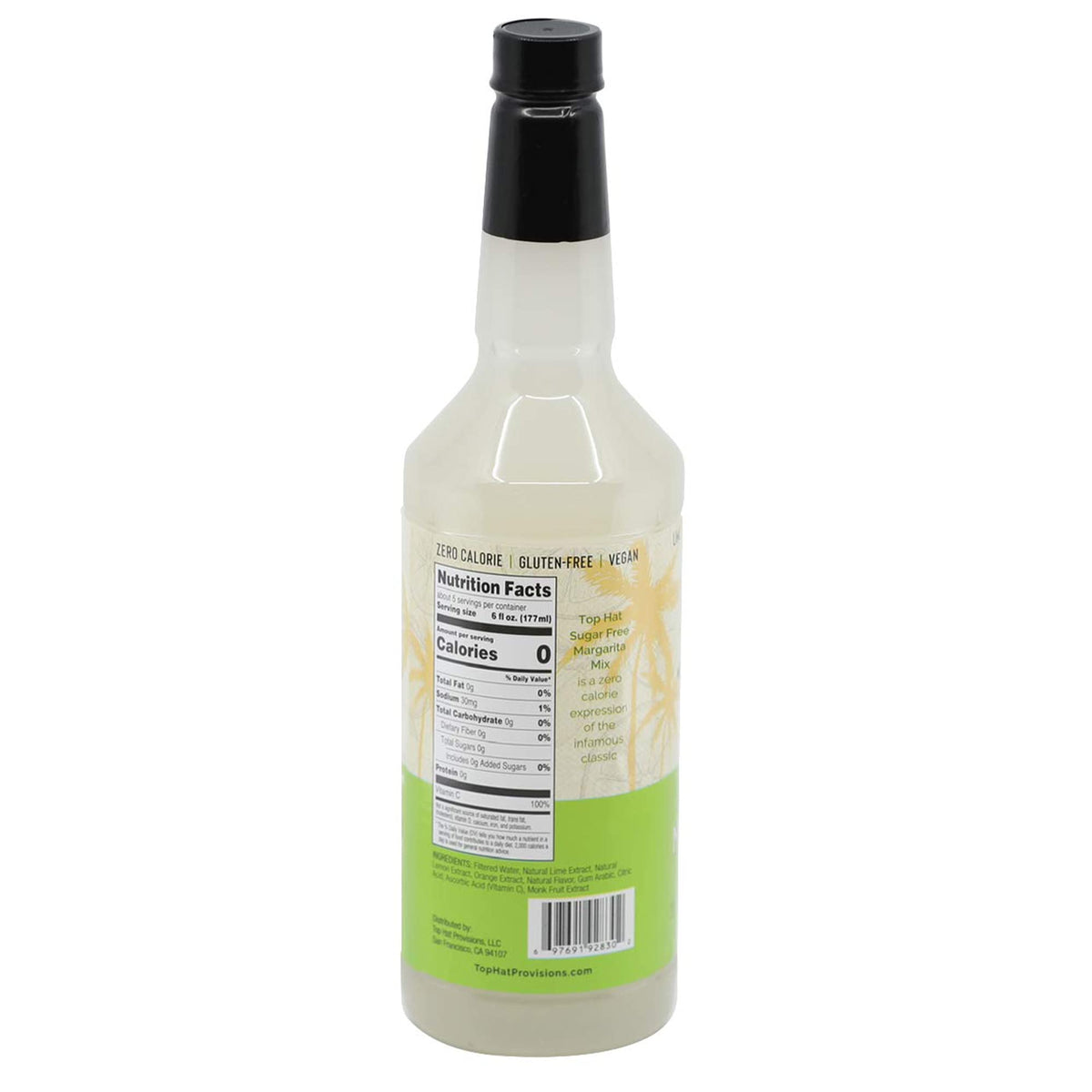 Top Hat Provisions Monk Fruit Sweetened mix for keto-friendly cocktails