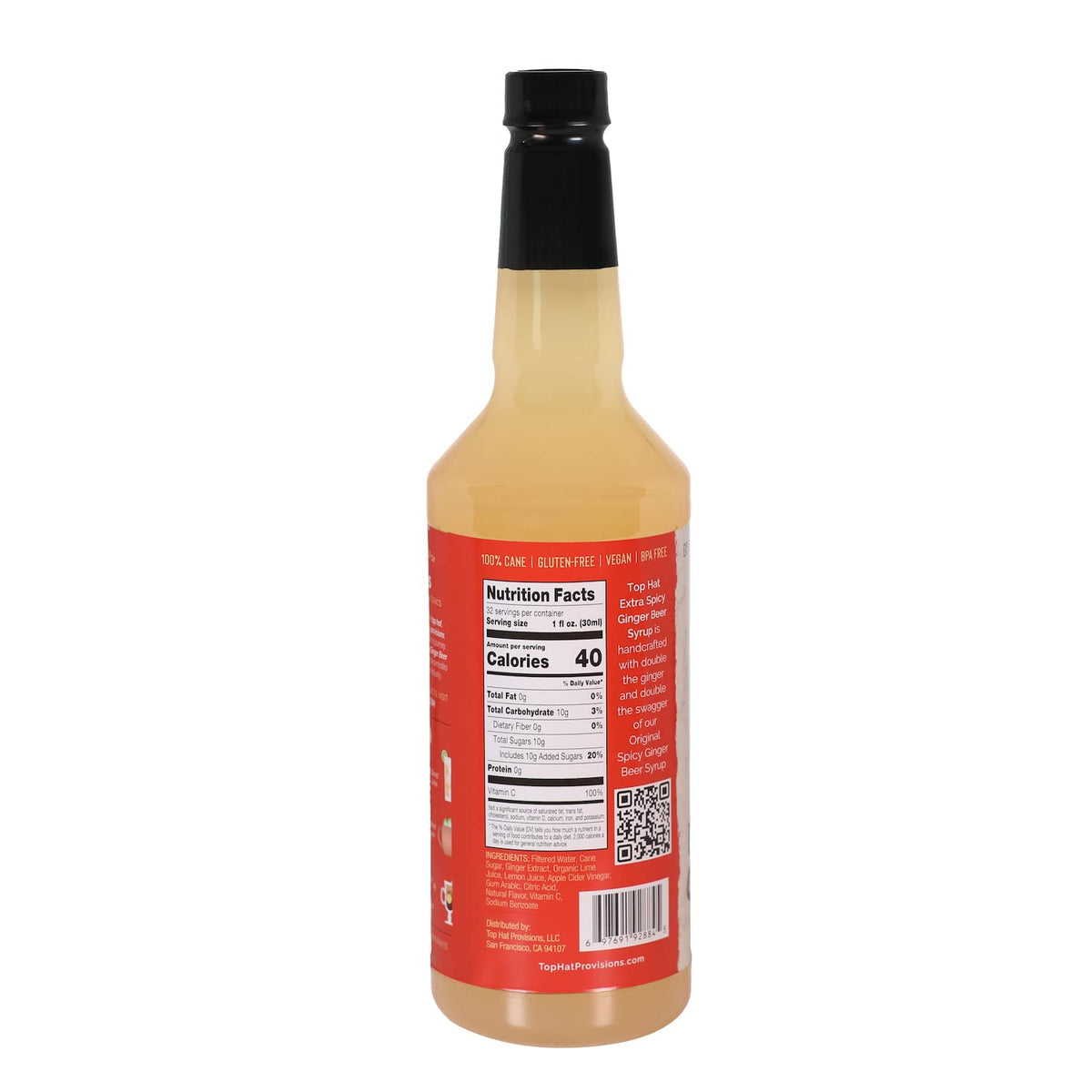 Top Hat Provisions SodaStream-compatible syrup enables quick, fresh sips at home.