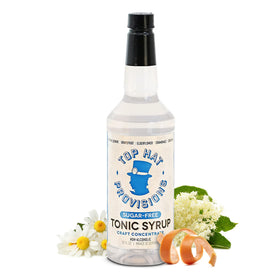 Top Hat Provisions tonic syrup 32oz bottle for premium sugar-free tonic at home
