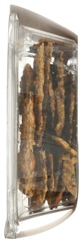 Top Seedz Rosemary Organic Crackers enjoyed as a lunchbox snack during busy days.