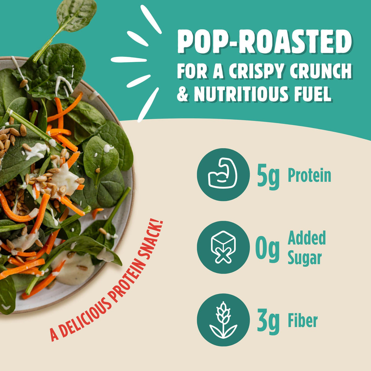 Top Fox organic ranch-coated seeds for a clean, protein-rich snack.