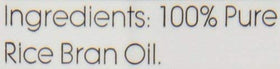 Tophé Rice Bran Oil half-gallon bottle ready for family kitchen use.