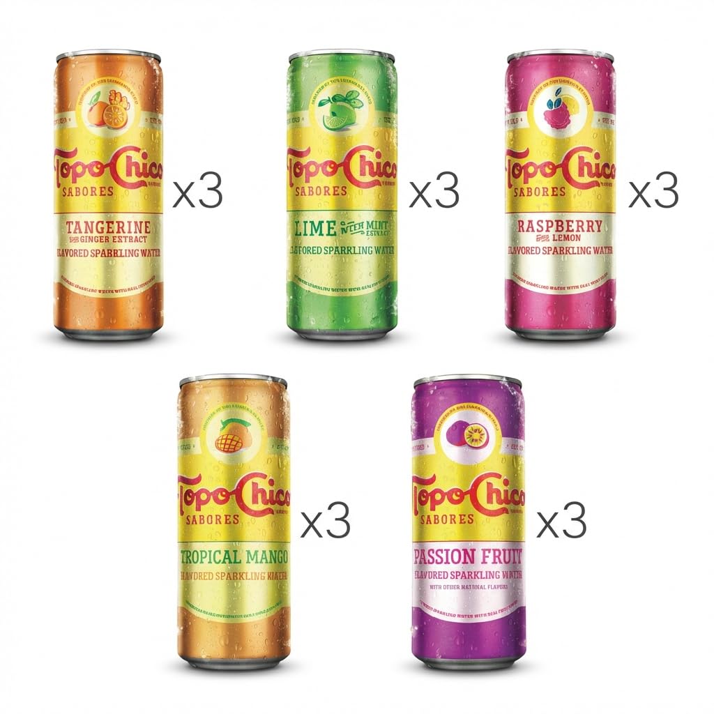 Topo Chico Lime Mint can displaying refreshing citrus-mint flavor and fizz