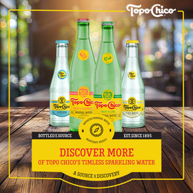 Glass with mint leaf and Tropical Mango can suggesting pairing ideas