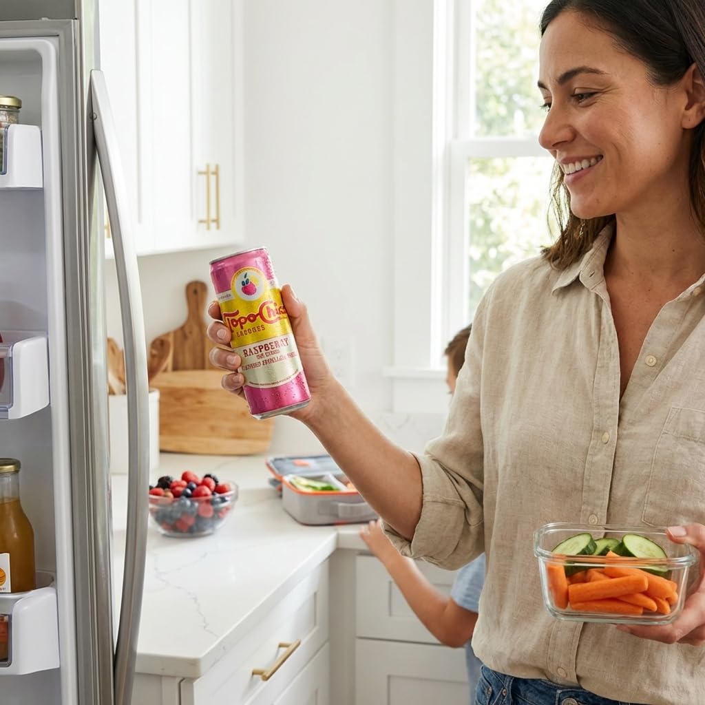 Topo Chico Tangerine Ginger can highlights zesty citrus with a hint of spice