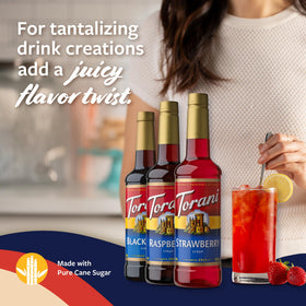 Torani Berry Lovers 3-pack packaging ready for home bar or café.