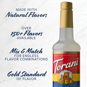 Ingredients shot showing pure cane sugar and natural flavors