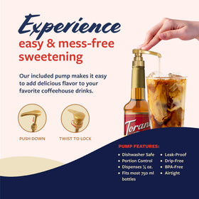 Coffee cup with toasted marshmallow syrup adds warm, comforting aroma and taste.