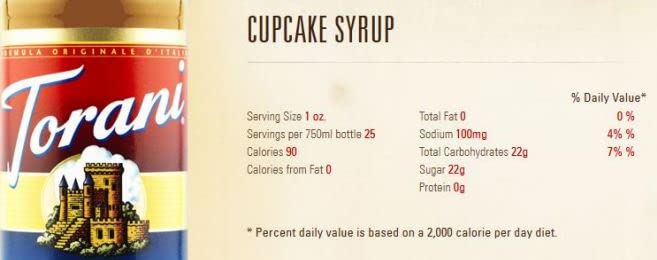 Torani Cupcake Syrup in a steamer delivers a comforting vanilla-forward treat.