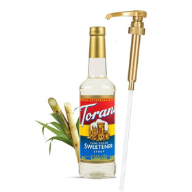 Torani Jimoco pump dispensing precise 1/4 oz portions for consistent drinks