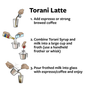 Assorted Torani Original Syrups lineup for creative drink ideas.