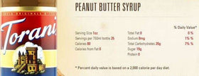 Torani Peanut Butter Syrup ingredient spotlight highlights versatile flavor in recipes.