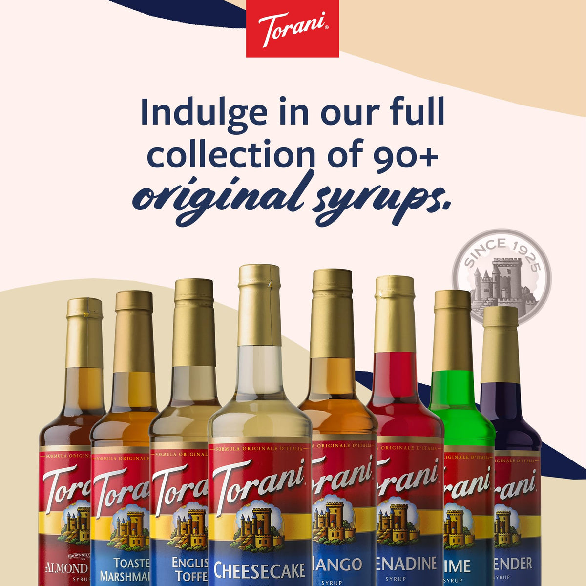 Torani Pomegranate Syrup kitchen setup inviting creative beverages at home.