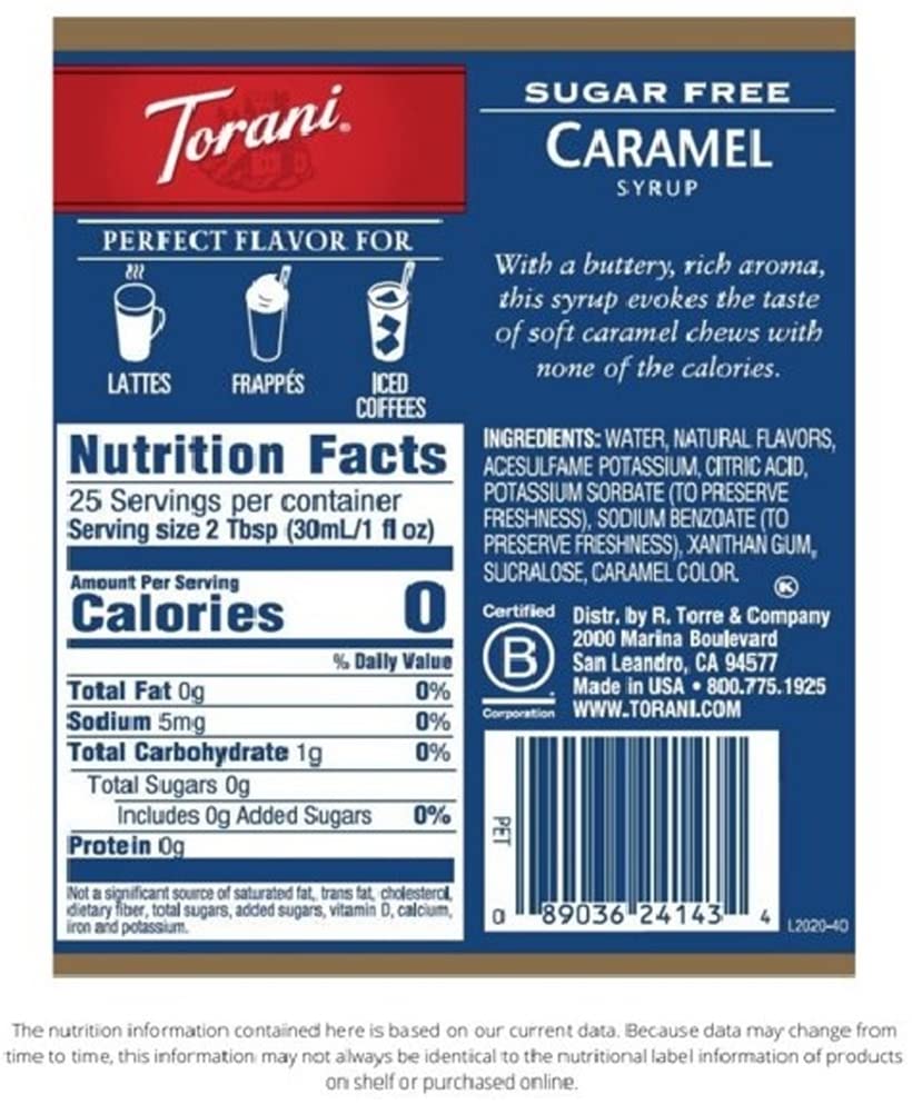 Torani pump in action dispensing the right amount for consistent flavor.