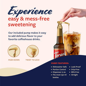 Versatile flavor for coffee, cocktails, and festive beverages.