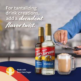 Torani pumps ensure consistent pours and easy flavor control