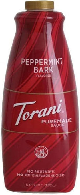 Torani Peppermint Bark pastry glaze adds glossy flavorful finishing touch