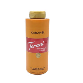 Torani Puremade Caramel pack 4, bulk syrup for drinks and desserts