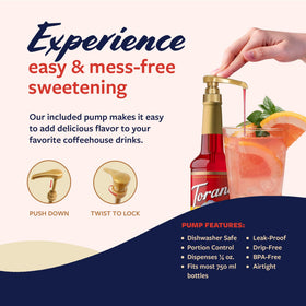 Torani Ruby Red Grapefruit Syrup for sodas adds lively tart-sweet pop.