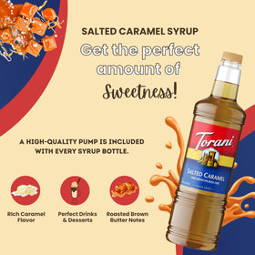 Drizzle on cocktail or dessert adds depth with Torani.