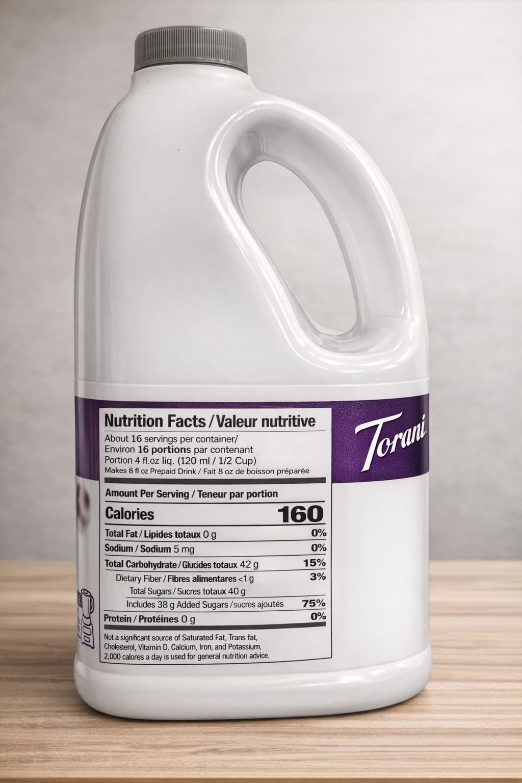 Torani smoothie mix blended with yogurt for a creamy breakfast