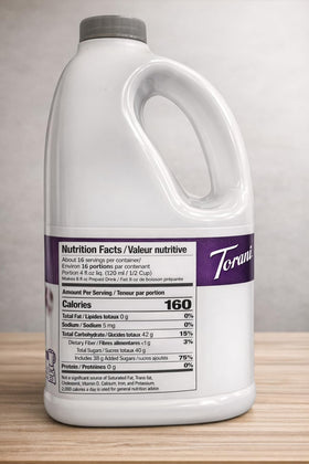 Torani smoothie mix blended with yogurt for a creamy breakfast