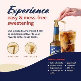 Torani Sugar Free Belgian Cookie Tea Infusion for versatile flavoring beyond coffee.
