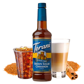 Torani Sugar Free Brown Sugar Cinnamon syrup 4-pack for easy everyday flavoring