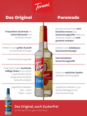 Torani Sugar Free Chocolate Syrup atop hot chocolate mug with cocoa aroma.