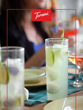 Torani Sugar Free Coconut Syrup used in tea and smoothies