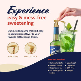 Torani Sugar-Free Lime syrup used in tea or cocktail inspiration