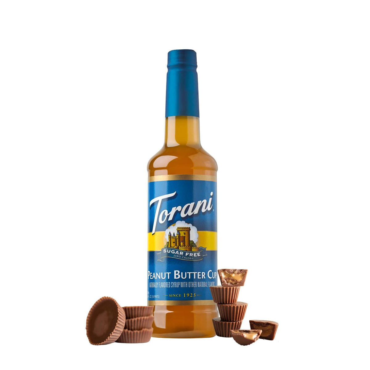 Creamy peanut butter cup flavor swirls into coffee for a sugar-free treat