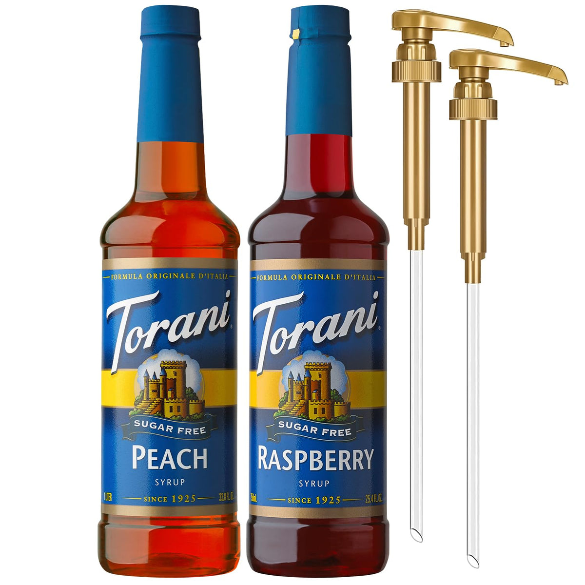 Torani Raspberry Sugar Free bottle for refreshing zero-calorie beverages