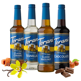Torani hazelnut sugar free bottle ideal for creamy lattes.