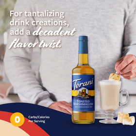 Torani sugar-free syrup used in cold brew for refreshing flavor