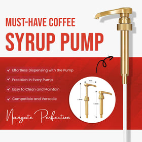 Close pour-spout on Torani Sugar Free Peach Syrup for easy flavoring