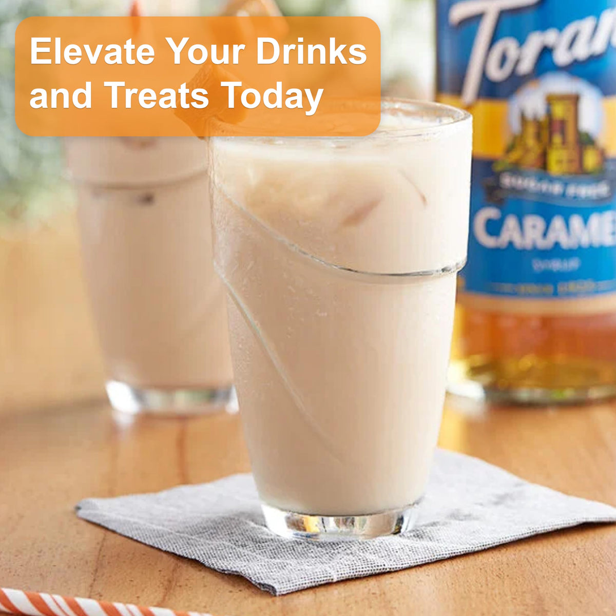 Versatile flavoring for coffee, lattes, frappes, and sodas.