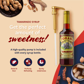 Torani Tamarindo 100th anniversary flavor label evokes tradition and flair.