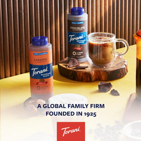 Torani Zero Calorie Caramel Dessert Sauce on milkshakes or sundaes adds flavor without calories.
