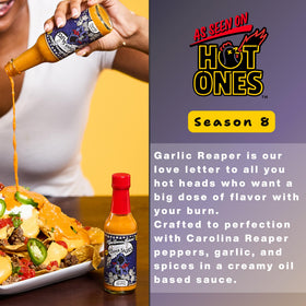 Torchbearer Garlic Reaper heat burst delivers late-spreading spice.