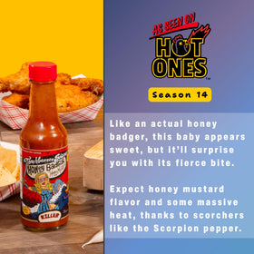 Torchbearer Honey Badger Hot Sauce dish ready to glaze wings