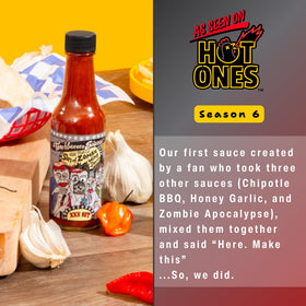 Zombie Apocalypse on pizza pairing, offering versatile heat for meals.
