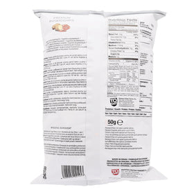 Torres Iberian Ham Chips 3-pack close-up, highlighting flavor and gluten-free option.