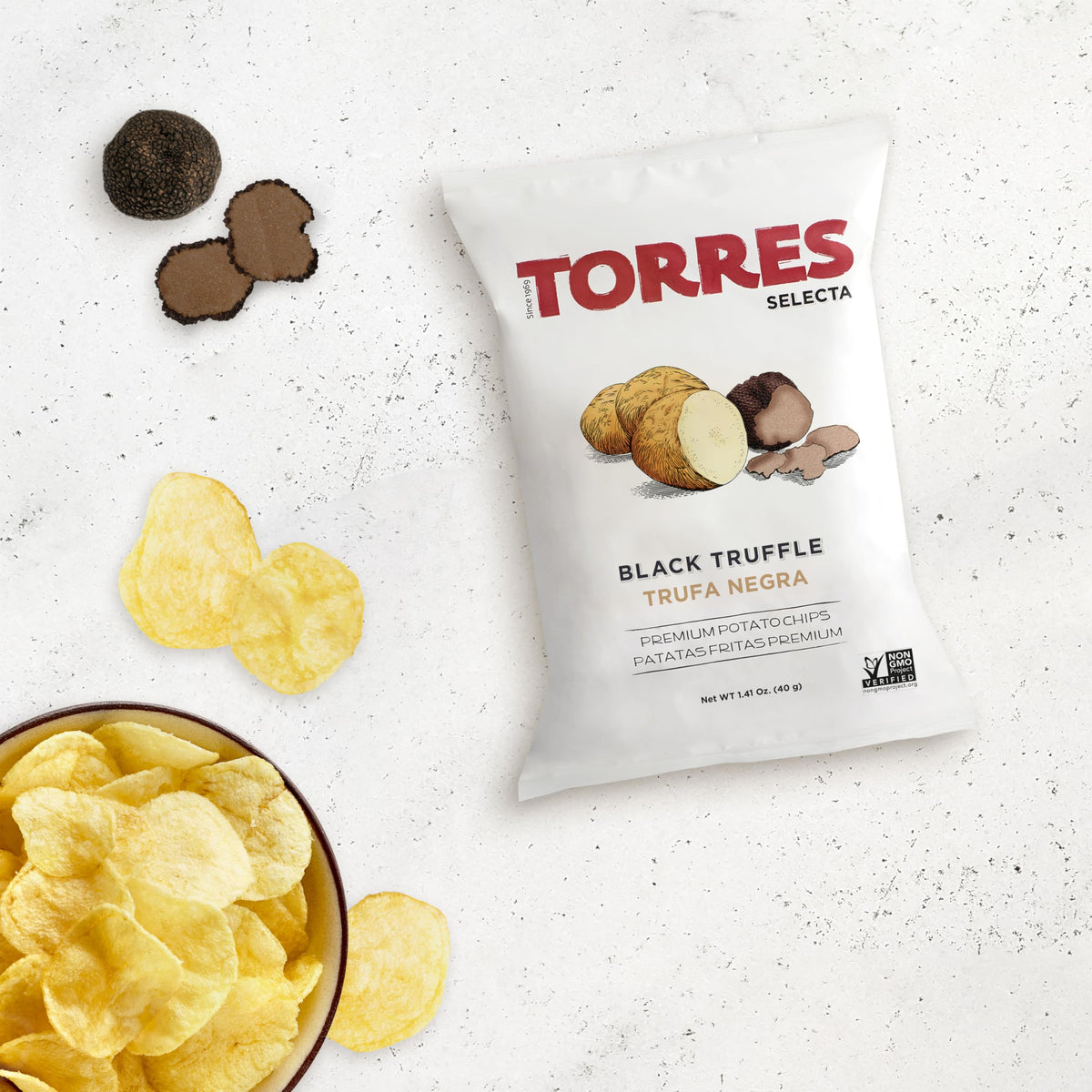 Torres Selecta six-pack packaging ideal for sharing