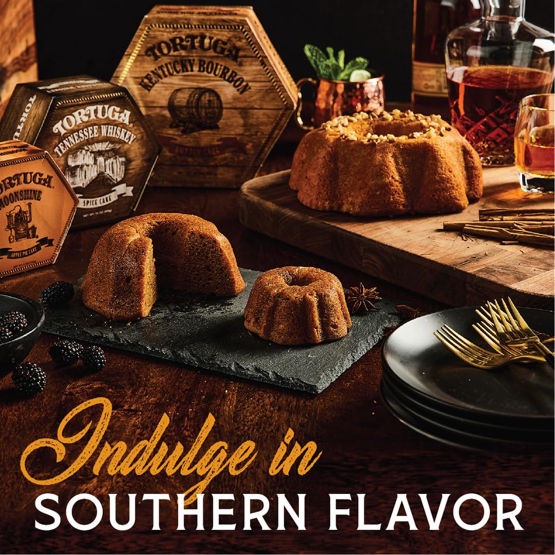 TORTUGA Cayman Islands-made cake highlights handmade bourbon notes.